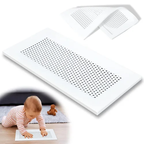 Miniatura 13 de Orzbow Cubierta de ventilación de silicona suave a prueba de bebés para pared del hogar, techo, suelo, deflector de ventilación de piso a prueba