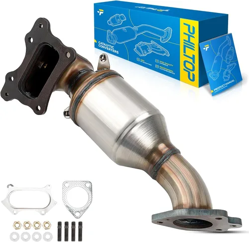 Miniatura 25 de PHILTOP Kit de convertidor catalítico de alto flujo apto para 2001-2005 Civic 1.7L DX/GX/HX/LX/LX Special Edition/Value Package (modelos execept EX)