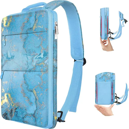Miniatura 26 de ZINZ Mochila delgada y expandible para laptop con funda de 15, 15.6 y 16 pulgadas, bolsa resistente a derrames para notebooks, estuche