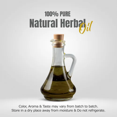 Miniatura 2 de HerbsForever Aceite Brahmi Amla con aceite de sésamo prensado en frío infundido Evita el adelgazamiento y la calvicie Promueve el crecimiento