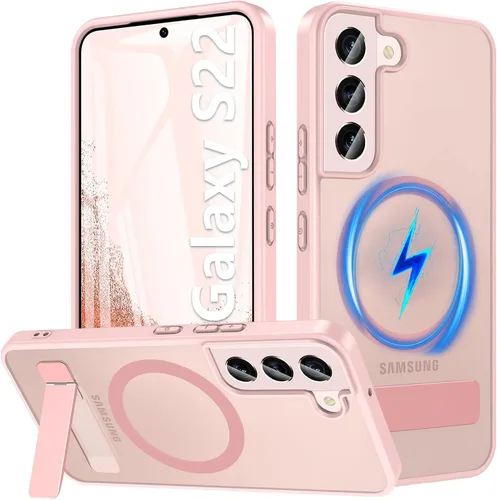 Miniatura 39 de Funda OWKEY Samsung Galaxy A13 5G, Funda Magnética para Teléfono con Soporte y Protector de Pantalla, Funda Protectora Antihuellas y a Prueba de A13