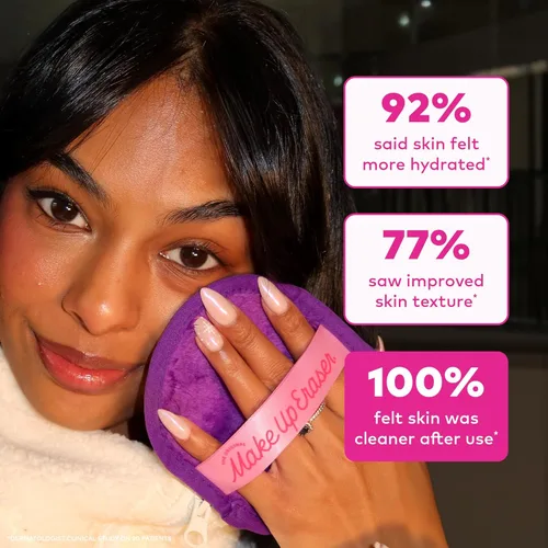 Miniatura 5 de El juego original de 7 días de MakeUp Eraser borra todo el maquillaje con solo agua, incluyendo rímel impermeable, delineador de ojos, base, lápiz