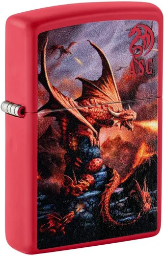 Miniatura 12 de Zippo Encendedor de bolsillo con diseño de dragón brillante, 540 colores que brillan en la oscuridad