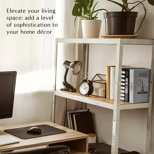 Miniatura 7 de Juego de 3 libros decorativos de diseño para decoración del hogar, estética, falsos en blanco y negro, para decoración en mesa de café, estantería