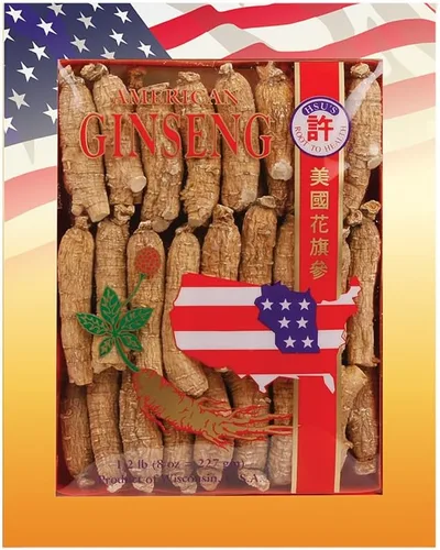 Miniatura 11 de Hsu's SKU 0130-4 Caja de raíces de ginseng americano de Wisconsin medio corto extra grande de 4 onzas para té, sopa y regalos, premium, sin OMG, sin