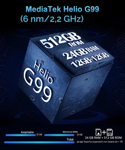 Miniatura 4 de 8849 Tank 2 Pro Smartphone Resistente Desbloqueado, 24+512GB/1TB Android 14 Teléfono Celular Resistente con Proyector, 6.79’’ 4G Teléfonos Móviles