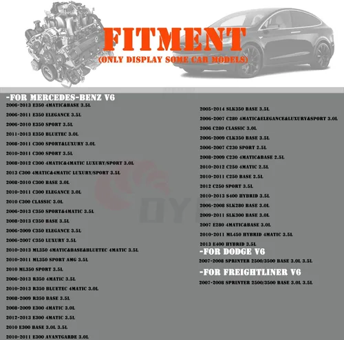 Miniatura 2 de Paquete de bobinas de encendido UF535 2729060060 y bujías de iridio 95983 Juego de 6 compatible con Mercedes-Benz E300/350, C280/300/350, ML350