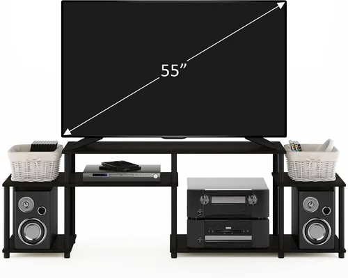 Miniatura 9 de Furinno 11191BK THE Centro de Entretenimiento Soporte para TV, Negro