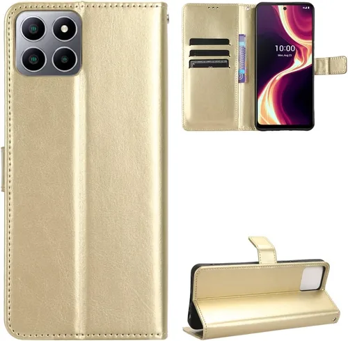 Miniatura 83 de Funda para Boost Mobile Celero 5G + Funda de piel con tapa para Boost Mobile Celero 5G Plus, color negro