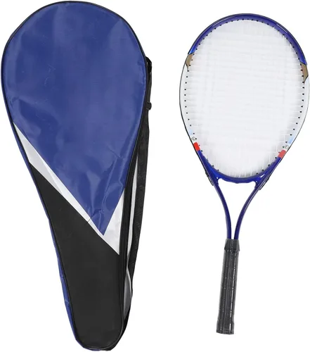 Miniatura 6 de Raqueta de tenis de aleación de aluminio de 27 pulgadas para adultos, adolescentes, jugadores intermedios principiantes, con bolsa de raqueta