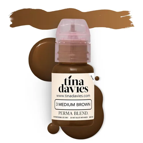 Miniatura 12 de Tina Davies Professional X Perma Blend Pigmento para cejas – Maquillaje permanente para cejas – Los colores curan fieles al tono – Alta retención