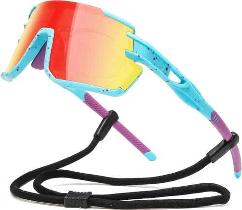 Miniatura 11 de Gafas de Sol Polarizadas para Ciclismo para Hombres y Mujeres con Protección UV con Clip para Miopía para Béisbol, Ciclismo, Carrera, MTB