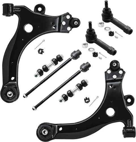 Miniatura 134 de Detroit Axle - Kit de brazos de control de extremo delantero de 8 piezas para Dodge Dakota 00-04, Durango 00-03, 4 brazos de control superior e