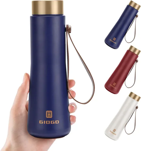Miniatura 18 de Botella Térmica Pequeña Delgada Mini con Aislamiento al Vacío Botella de Agua 285ml/9.6oz Frasco de Agua de Acero Inoxidable Botellas de Agua