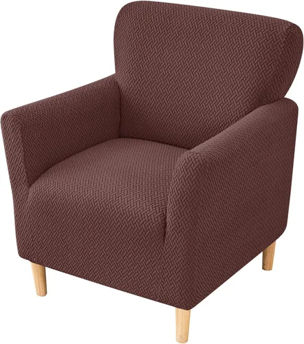 Miniatura 57 de FUANGUI Funda para Sillón de Banquete con Brazos Fundas para Sillas Elásticas Funda para Sillón Club Funda Suave para Sillón Sofá Cubiertas 03