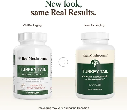 Miniatura 2 de Real Mushrooms Cápsulas de Cola de Pavo – Extracto de Hongo Orgánico para el Bienestar y Ritmo Diario – Vegano, Sin GMO, Sin Rellenos Extracto