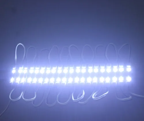 Miniatura 5 de Super Bright 200pcs Mini 2835 2 LED módulo DC12V impermeable luz decorativa para letreros de letras publicitarias con cinta adhesiva trasera (blanco)