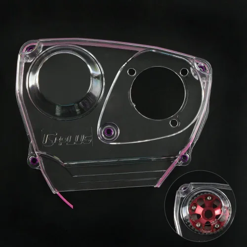 Miniatura 8 de G-PLUS Protector transparente para engranaje de leva y polea de turbo de correa de distribución para Honda Civic D15 D16 EK de 1996-2000
