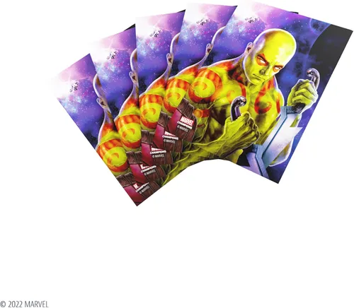 Miniatura 6 de Gamegenic Marvel Champions The Card Game - Juego de cartas oficial Drax Fine Art, paquete de 50 fundas artísticas y 1 funda transparente para juego