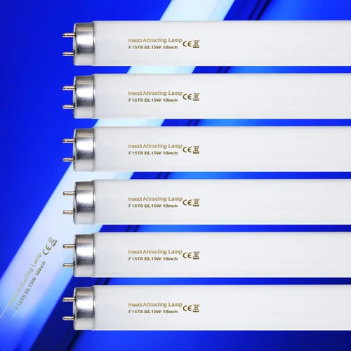 Miniatura 9 de amgolibi 18 pulgadas 15 vatios U V/A bombilla negra F15T8/BL reemplazo T8 BL lámparas fluorescentes para máquina 30W 350BL 365-nm luz azul 4