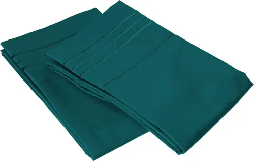 Miniatura 35 de Elegante juego de cómodas sábanas para cama de 1500 hilos resistente a arrugas y a la decoloración, calidad egipcia de lujo ultrasuave de 4 piezas