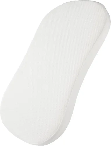Miniatura 10 de Mecc ecoh Colchón para moisés de bebé, cubierta 100% transpirable, forro resistente al agua, ovalado de 29"x17"x2" pulgadas, se adapta al moisés