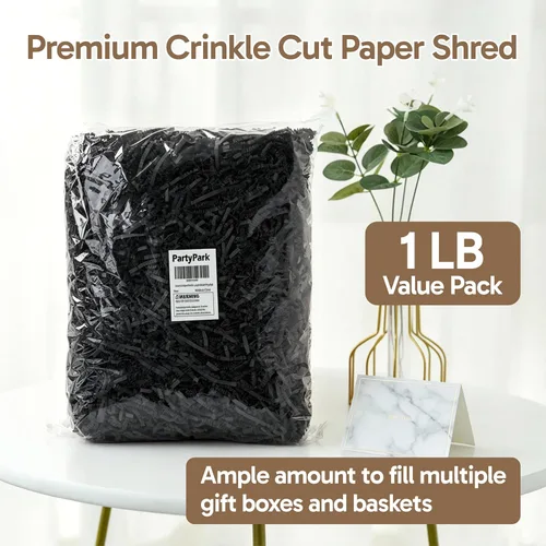 Miniatura 3 de Bobobag - Relleno de Papel Triturado Corte Arrugado 1 Libra Reciclable para Envoltorio de Regalos Confeti Rafia Hierba Papel Triturado para Relleno