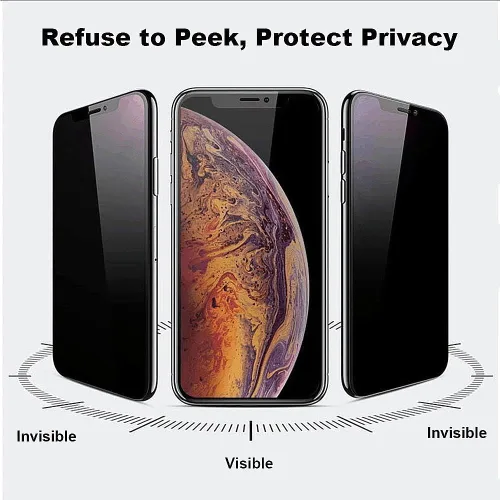 Miniatura 3 de Paquete de 2 protectores de pantalla de privacidad compatibles con iPhone 13 Pro Max / 14 Plus
