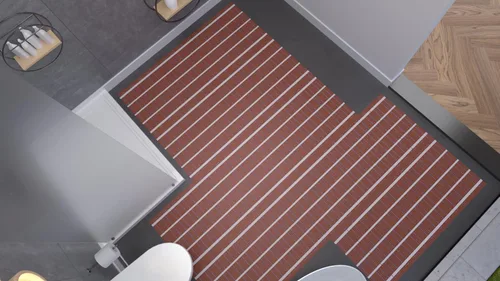 Miniatura 3 de SunTouch Cinta adhesiva de doble cara blanca de alta resistencia de 3/4" x 36 yardas para soluciones de sistema de calefacción de suelo eléctrico
