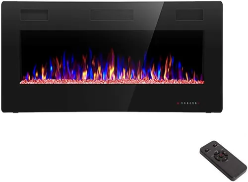 Miniatura 9 de R.W.FLAME - Chimenea empotrable ultrafina para pared (30 y 60 pulgadas)