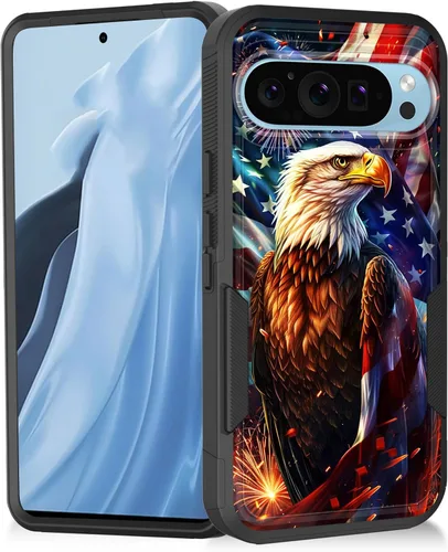 Miniatura 45 de Funda para Pixel 7a, resistente de doble capa híbrida de policarbonato duro de goma suave a prueba de golpes para Google Pixel 7A 6.1 pulgadas