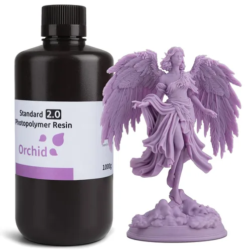 ELEGOO - Resina estándar, mejorada 2.0, de 405 nm, de fotopolímero y curado mediante luz ultravioleta, para impresoras 3D Mars Saturn Jupiter MSLA