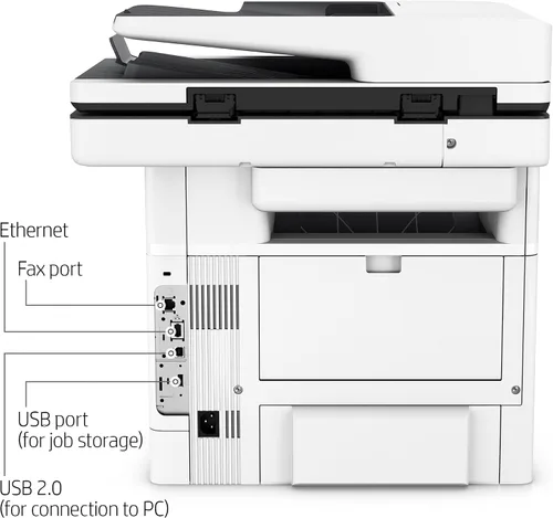 Miniatura 3 de HP LaserJet Enterprise MFP M528f Impresora monocromática todo en uno con Ethernet integrado e impresión de 2 caras (1PV65A)