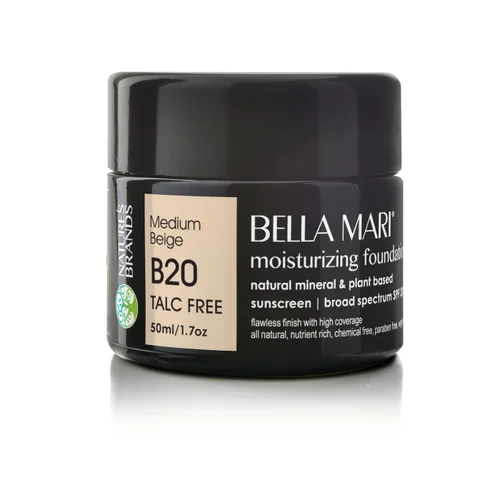 Miniatura 4 de Bella Mari - Base hidratante natural, color beige claro (B10); plástico sin PBA de 2