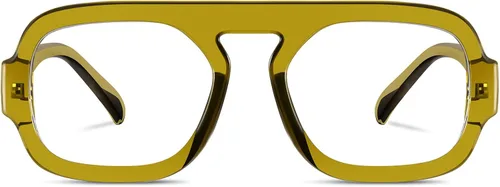 Miniatura 10 de Aviator Blue Light Blocking Glasses for Women Men Square Flat Top Computer TV Eyeglasses Anti Eyestrain