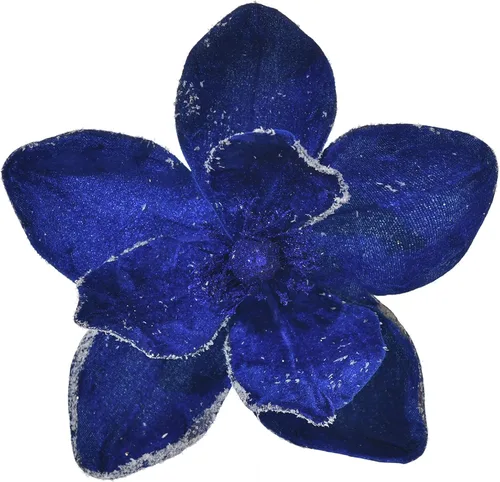 Miniatura 14 de Adornos de Flor de Magnolia Artificial de Navidad, Adornos de Árbol de Navidad, Ramas de Flores, Pack de 10 para Árbol de Navidad, Fiesta, Boda