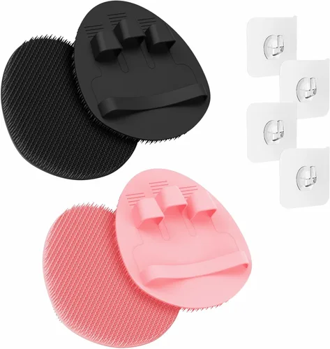 Miniatura 7 de Manmihealth Cepillo de ducha de silicona suave, cepillo corporal y facial de súper espuma, guante de limpieza exfoliante suave para bebé, pieles