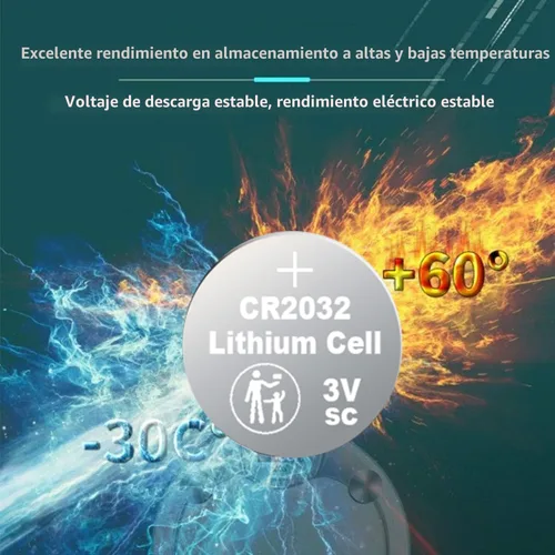 Miniatura 5 de Nightkonic Paquete de 50 piezas - Batería CR2032 3v Litio Botón Celda Moneda 2032 Batería