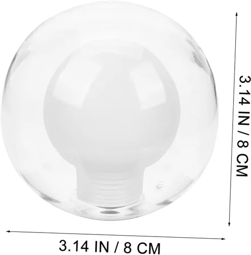 Miniatura 3 de Zerodeko Pantalla de cristal de repuesto para lámpara de techo, 2 uds