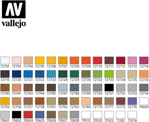 Miniatura 4 de Vallejo - Estuche Game Air Range Juego de pintura acrílica profesional de alta calidad Kit listo para aerógrafo para fantasía, juegos de guerra