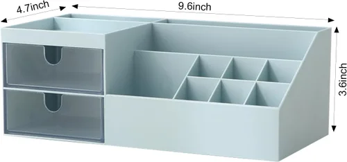Miniatura 3 de Organizador de maquillaje de tocador Marknor, organizador/caja de almacenamiento de cosméticos, almacenamiento de escritorio mini para suministros