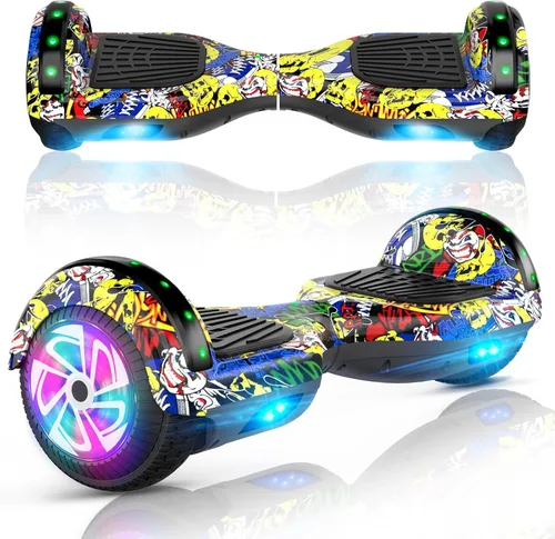 Self Balancing Scooter for Kids, 6.5" Two Wheels Scooter with Bluetooth and Lights for Girls Boys Kids Adults Color múltiple