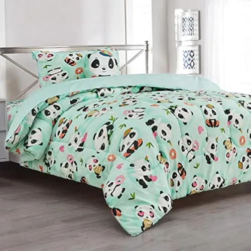 Miniatura 13 de Juego de edredón para cama individual y queen para niño y niña, con fundas de almohada, juego de sábanas y almohada decorativa con juguete, varios