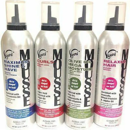 Miniatura 2 de Vigorol Mousse para el cabello relajado, 12 onzas