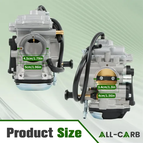 Miniatura 7 de ALL-CARB Repuesto de carburador para Yamaha Wolverine 350 YFM350FX YFM350 FX 4x4 1996-2005 Sustituye a 4KB-14901-10-00 4KB-14901-22-00