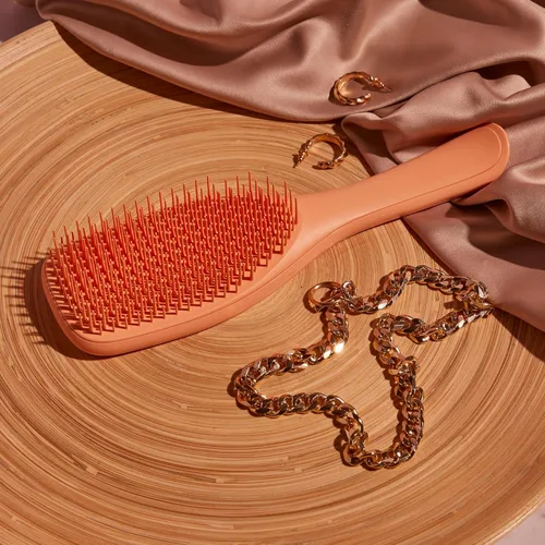 Miniatura 10 de Tangle Teezer Cepillo desenredante definitivo para cabello húmedo y seco, elimina nudos y reduce la rotura para todo tipo de cabello, albaricoque