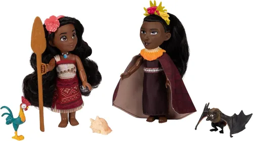 Miniatura 3 de Disney Set de regalo Moana 2: muñecas pequeñas Moana, Loto y Matangi