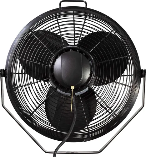 Miniatura 4 de Air King 9318 Ventilador de montaje múltiple de alta velocidad de grado industrial, 18 pulgadas, negro y ventilador de montaje en pared de grado
