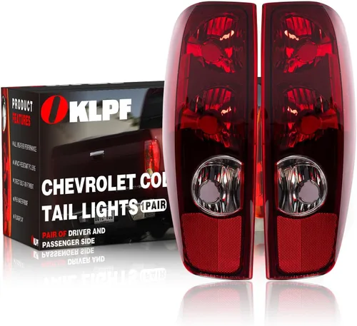 OKLPF Luz trasera de freno trasera compatible con Chevy Colorado GMC Canyon 2004-2012, reemplazo GM2800164 GM2801164, montaje de luz trasera roja de