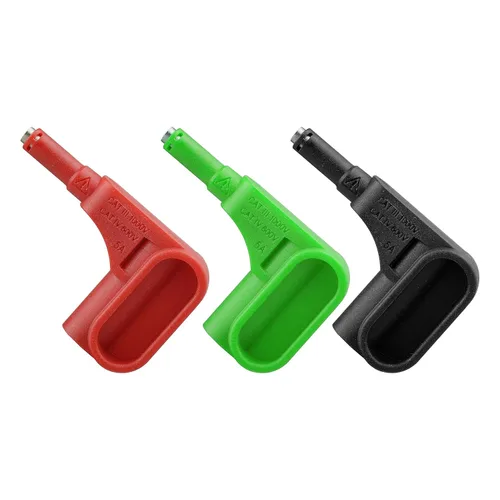 ZIBOO ZB-P12 - Sonda magnética de prueba magnética para plátano de 0.157 in, juego de 3, compatible con indicador de secuencia de fase FLUKE 9040